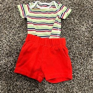 Baby boy summer outfit - Hanna Andersson EUC
